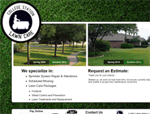 Tablet Screenshot of cslawn.com